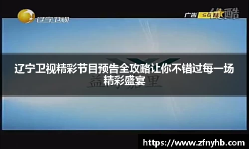 辽宁卫视精彩节目预告全攻略让你不错过每一场精彩盛宴