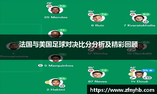 法国与美国足球对决比分分析及精彩回顾